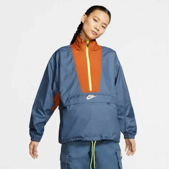 Nike Sportswear Icon Retro 90’s Clash Women's WindBreaker Jacket Size Medium - Picture 2 of 15